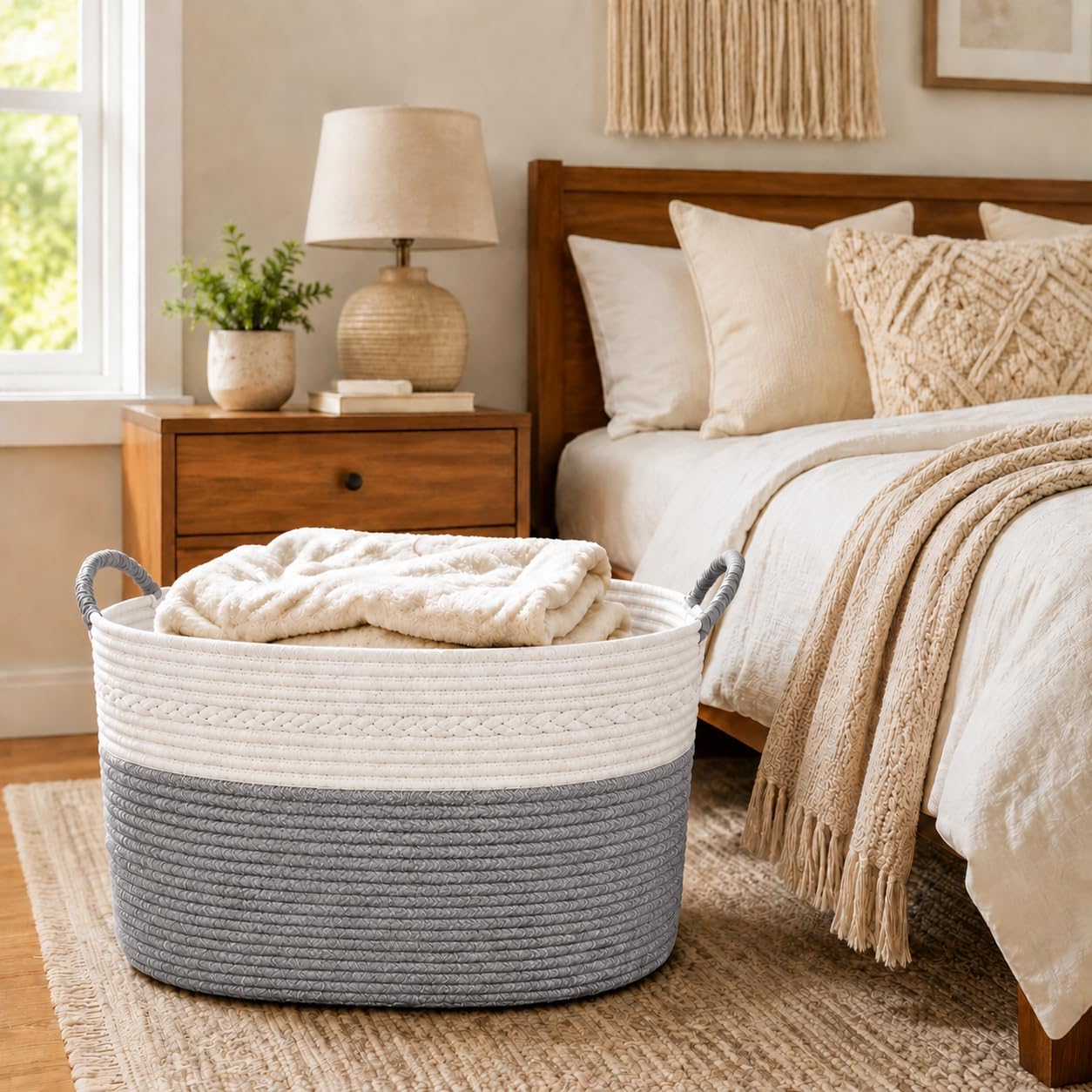 Detalle 1 de Laundry Hamper Basket 100L