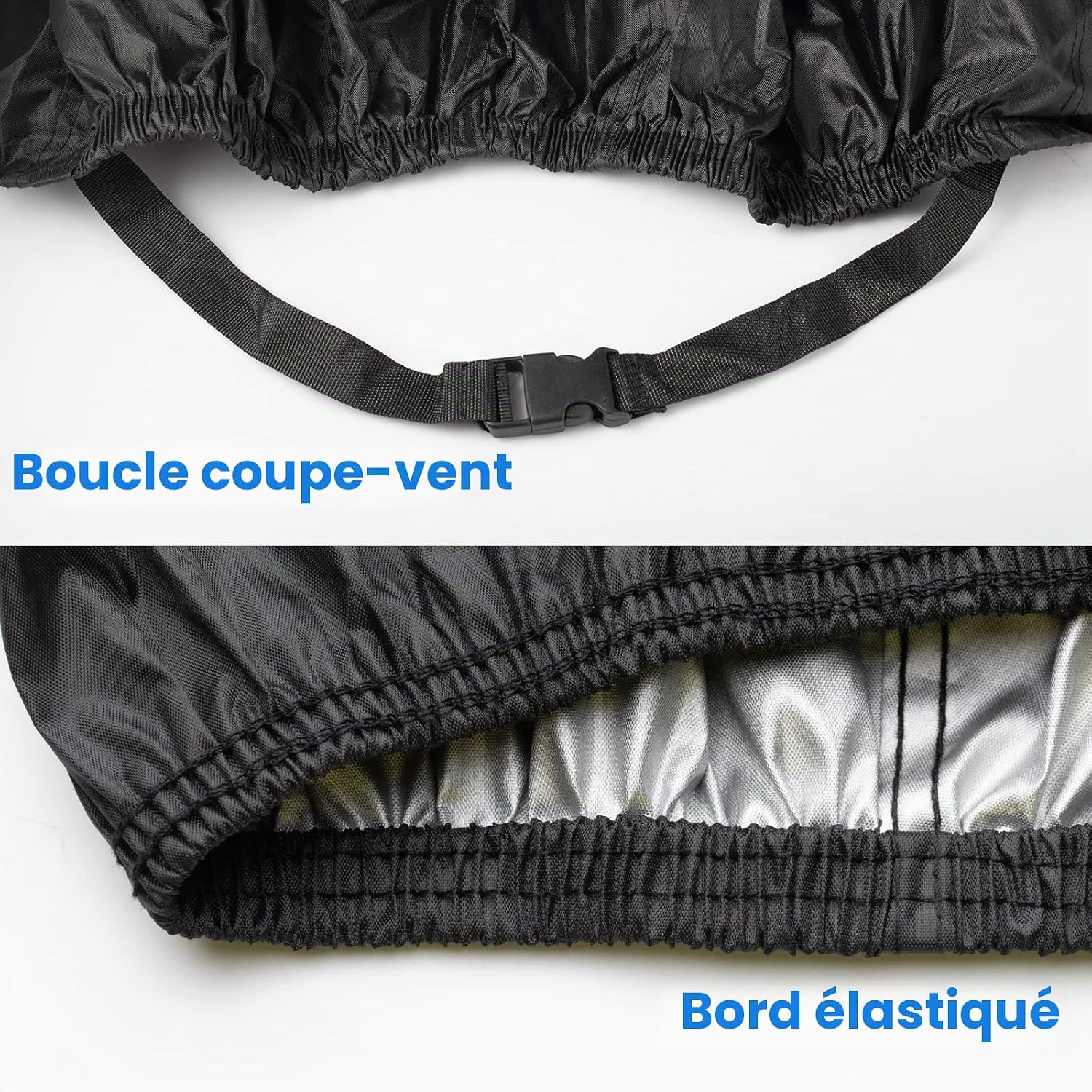 Detalle de Favoto Housse Vélo Extérieure Imperméable 200x70x110cm – Protection tout temps