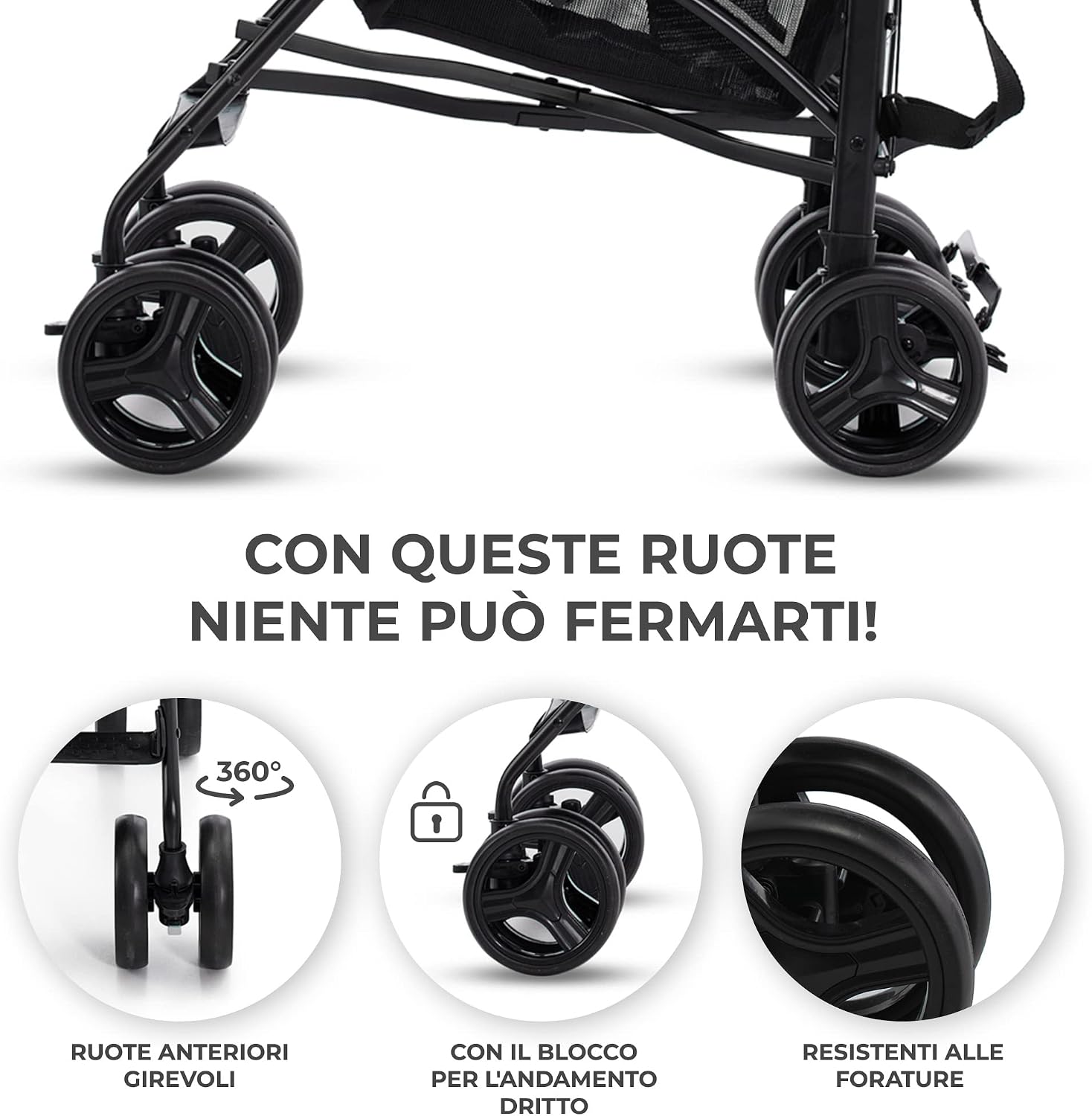 Thumbnail 4 de Kinderkraft TIK: Passeggino leggero e compatto, 6,5 kg, convergenza ideale per viaggi e daily use
