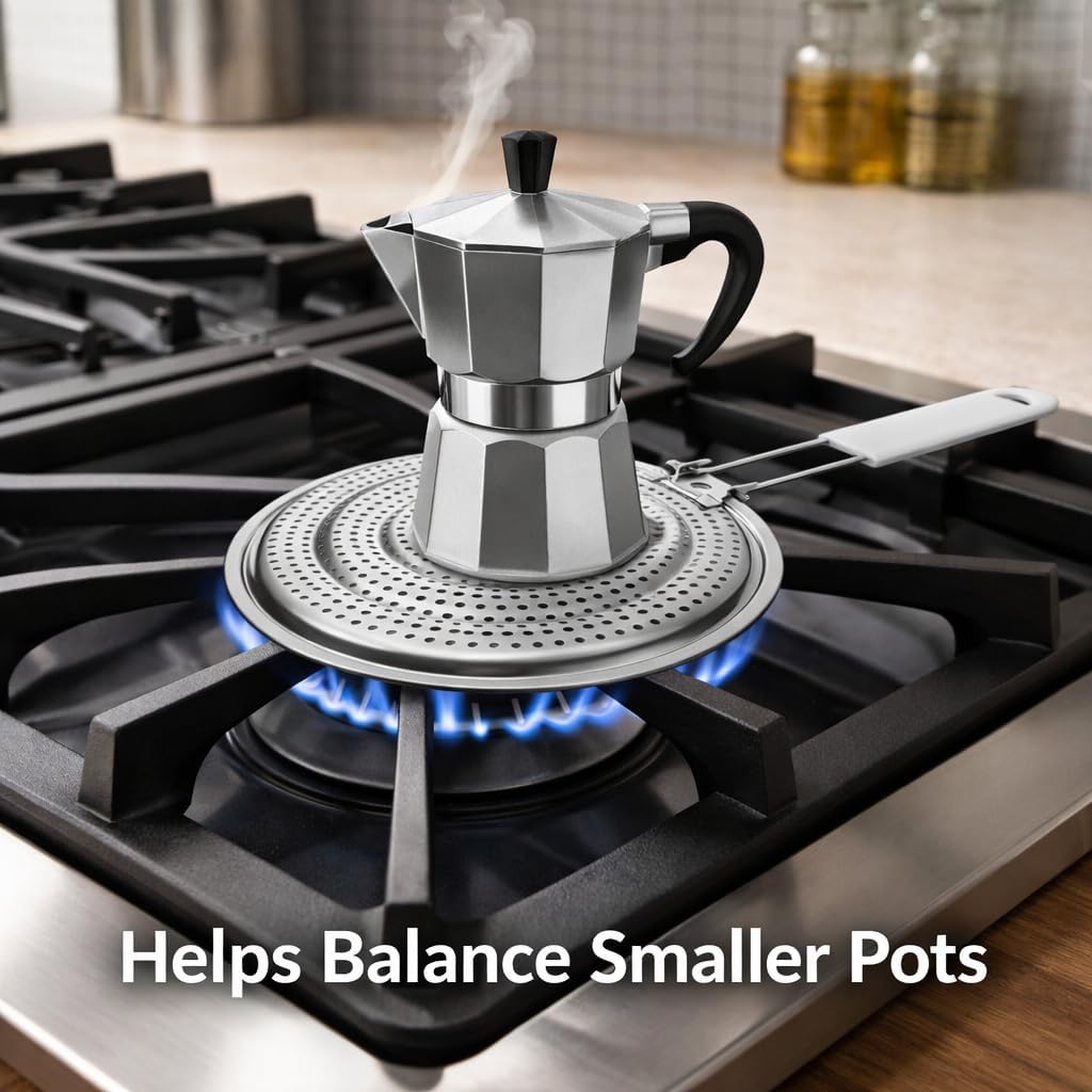 Detalle 2 de HIC Kitchen Heat Diffuser Stainless Steel