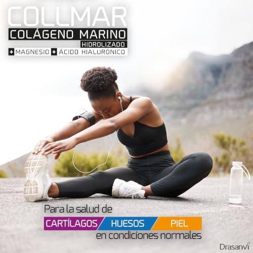 Thumbnail 1 de Drasanvi COLLMAR Colágeno Marino Hidrolizado con Ácido Hialurónico, Magnesio y Vitamina C | 300 g, sabor Limón