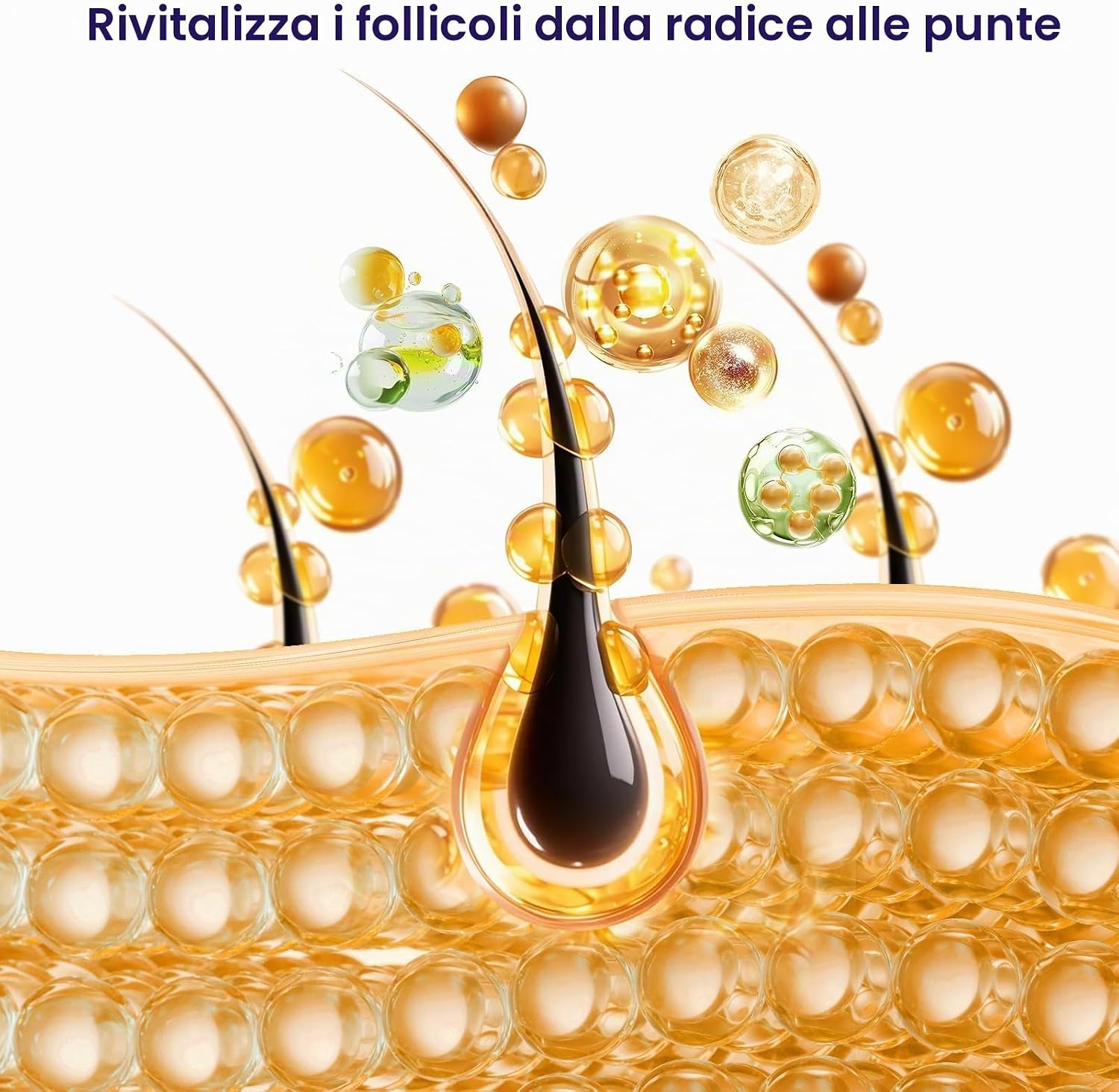 Detalle 2 de Siero Crescita Capelli con Olio di Ricino, Batana e Rosmarino – 60 ml