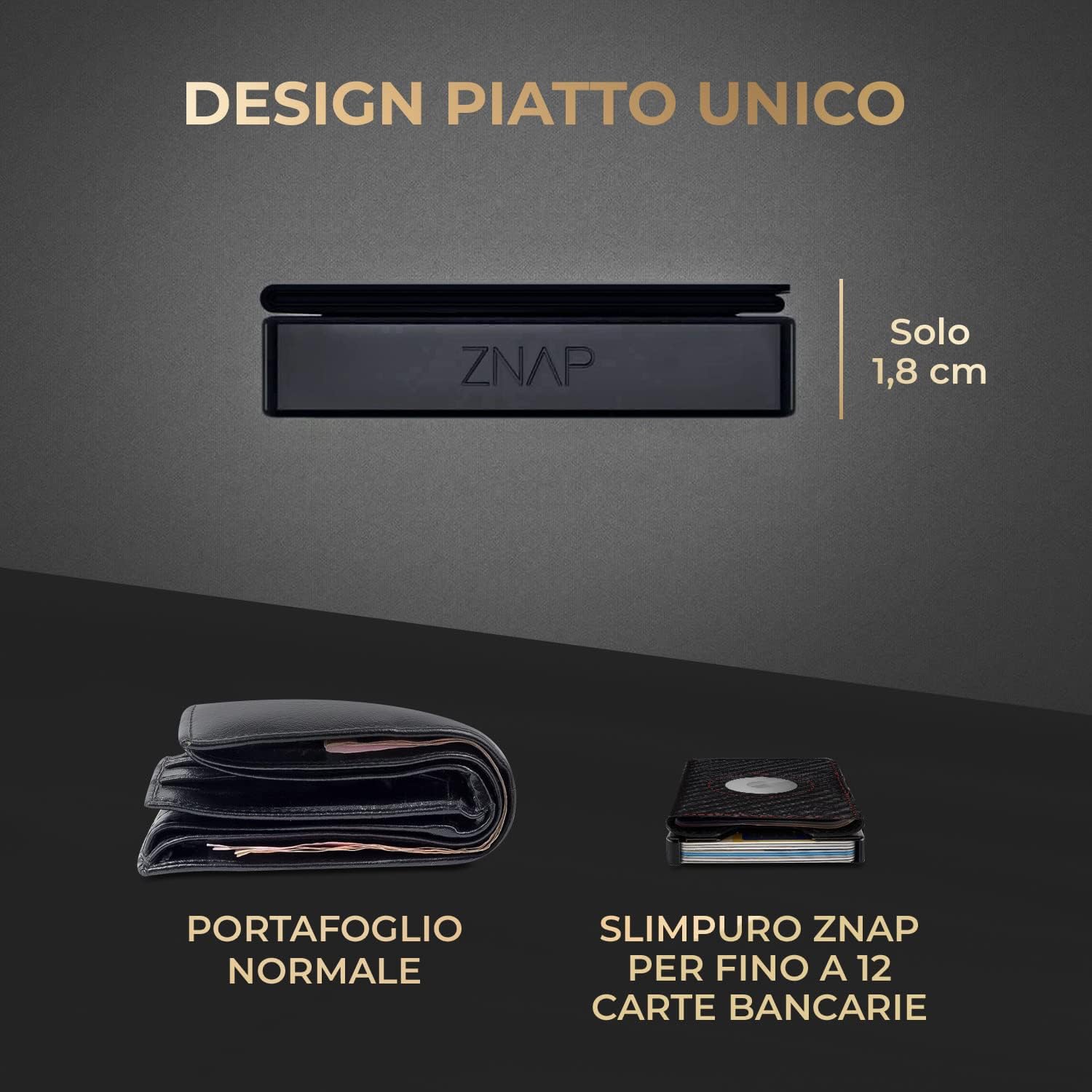 Thumbnail 3 de ZNAP Airtag Wallet in pelle premium