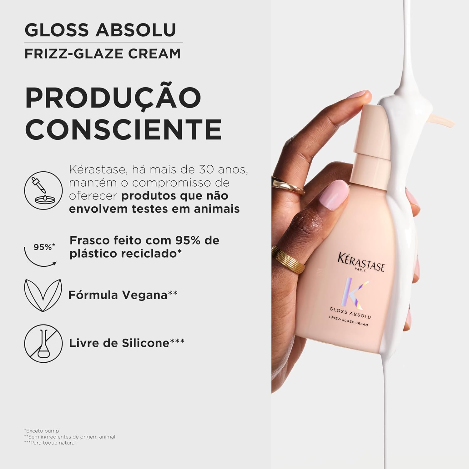 Thumbnail 4 de Kérastase Gloss Absolu Frizz-Glaze Cream: Leave-In Conditioner with Heat Protection