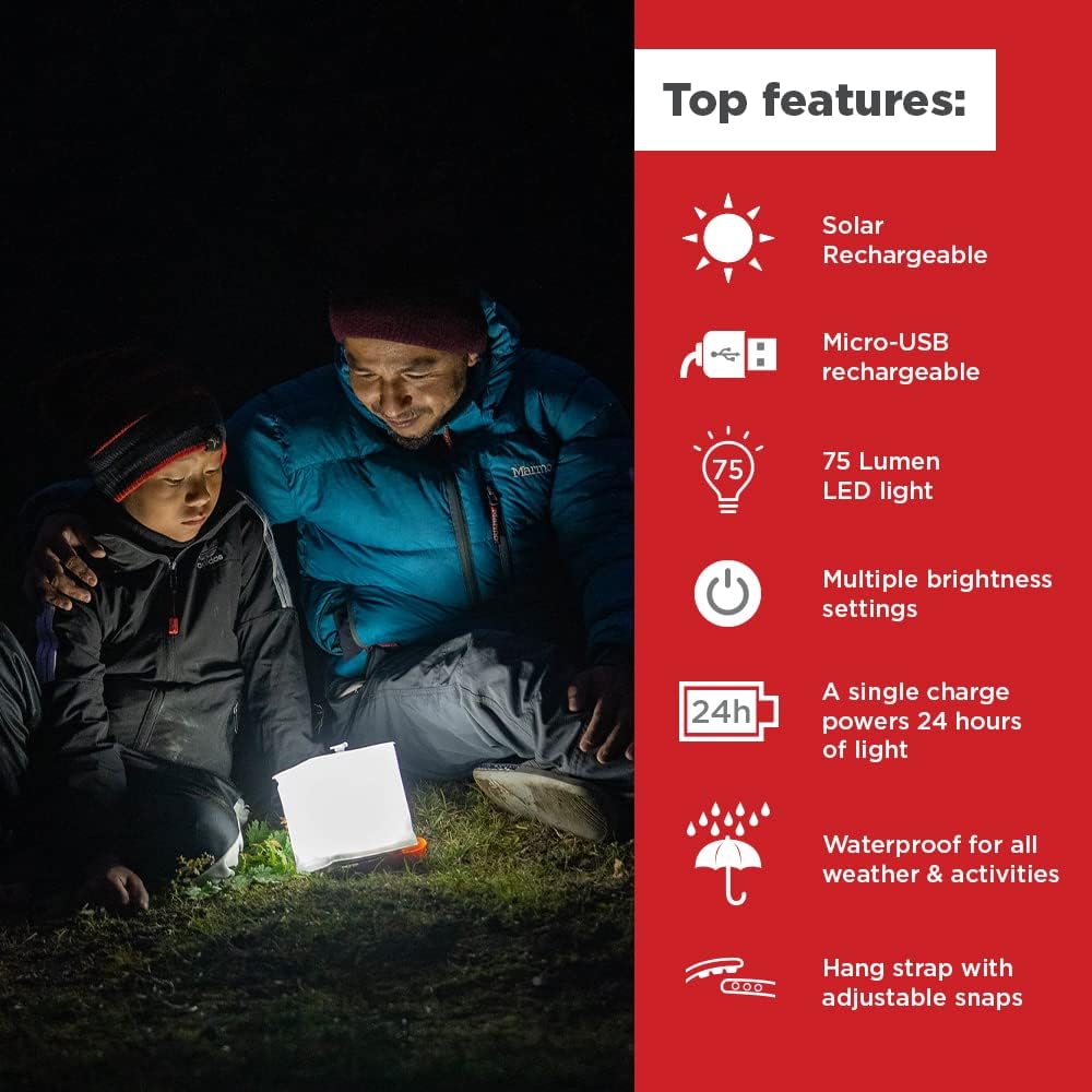 Detalle 2 de LuminAID Solar Camping Lantern 1-pack 🏕