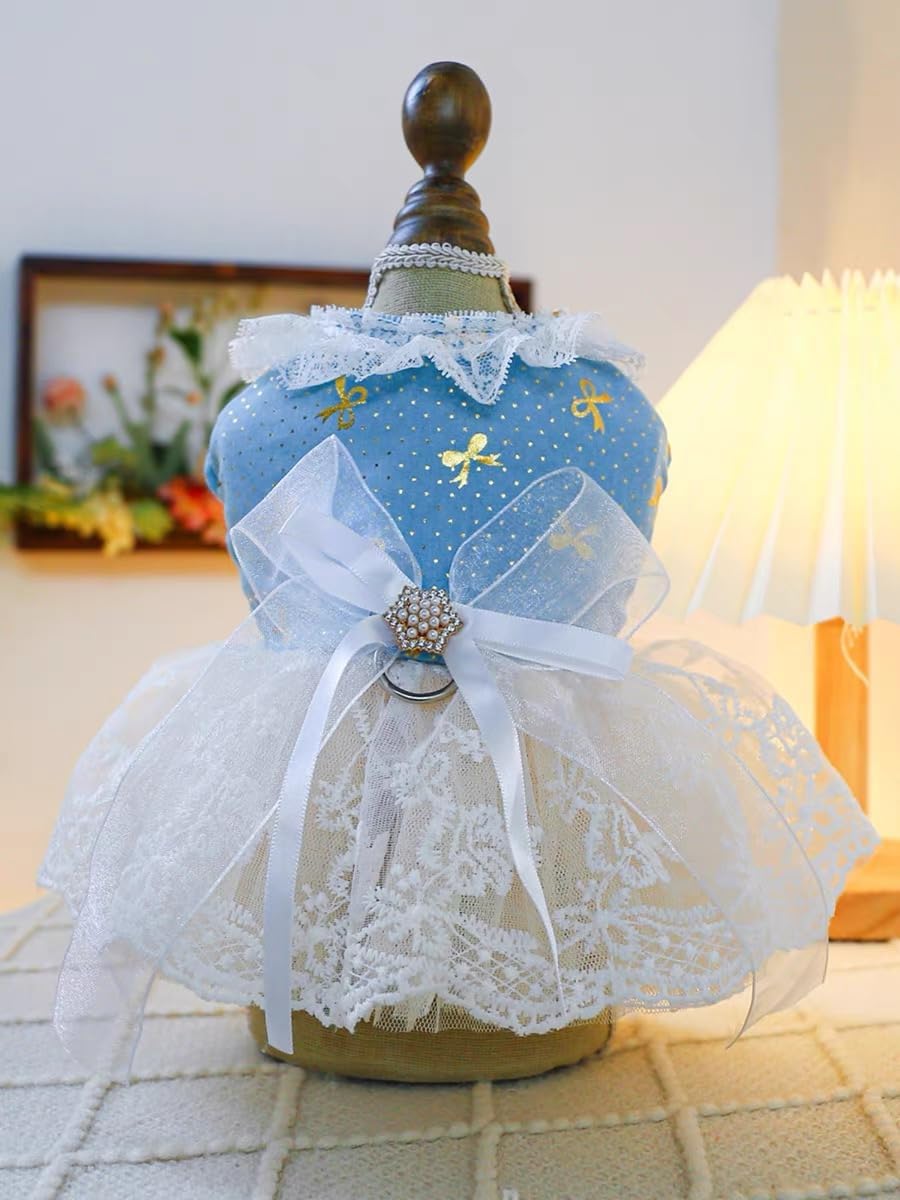 Detalle 2 de BT Bear Small Dog Dress XS tutu skirt for wedding