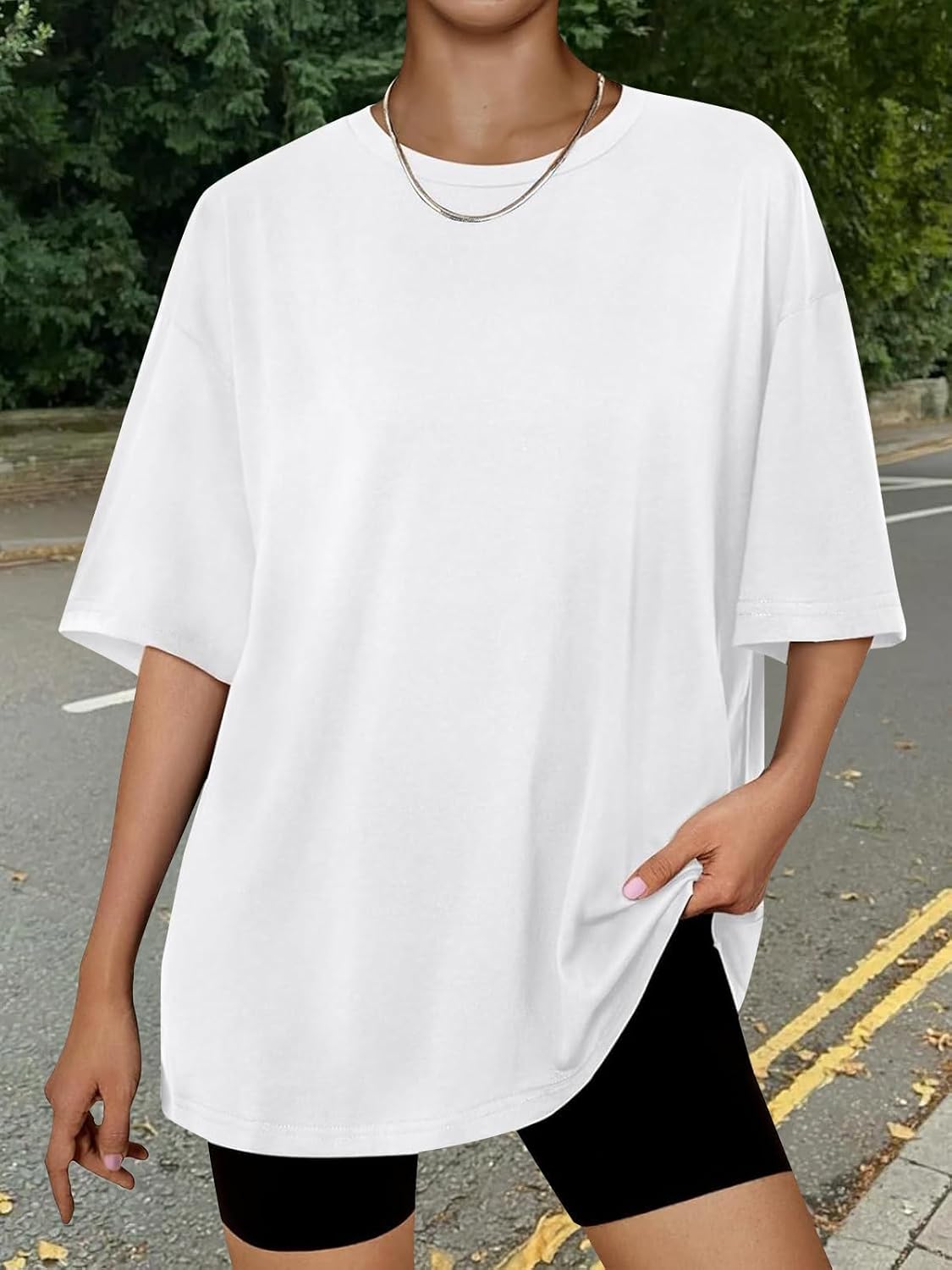 Thumbnail 5 de Trendy Queen Oversized Summer T-Shirt Plus Size