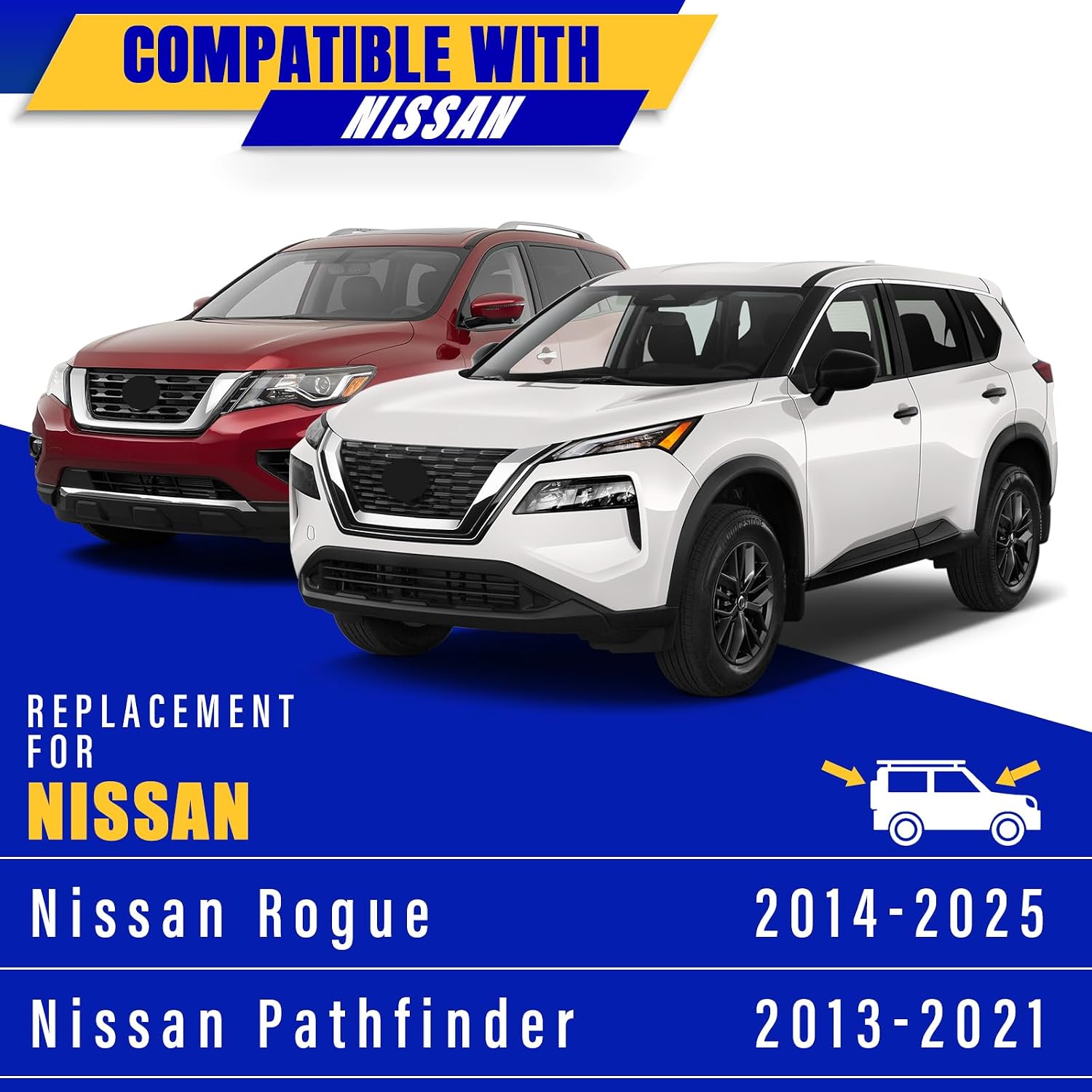 Thumbnail 4 de Nissan Rogue 2014–2023 wiper blades 26,17,12 in