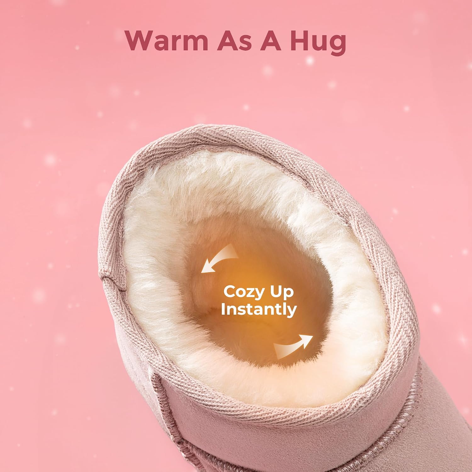 Detalle de DREAM PAIRS Kids' Winter Boots with Faux Fur