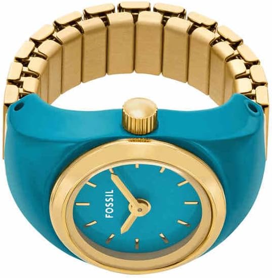 Thumbnail 4 de FOSSIL Damen Analoguhr Quarz mit Edelstahlarmband – Blaues Zifferblatt, 50 m Wasserfest