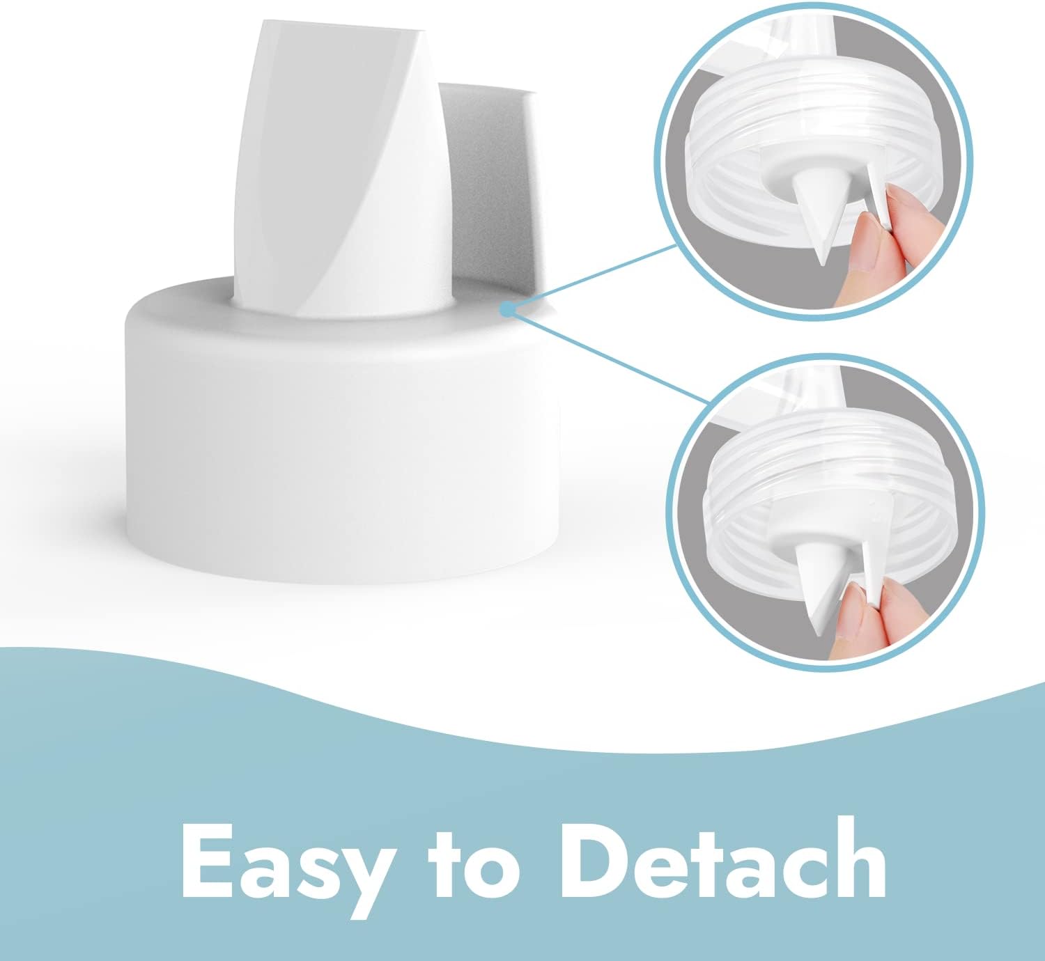 Detalle de Papablic PPB28 Duckbill Valves, 6-Pack Food-Grade Silicone Pump Parts
