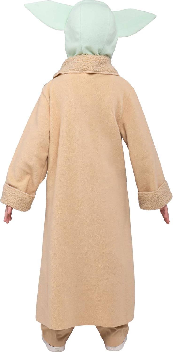 Detalle 1 de STAR WARS Grogu Toddler Halloween Costume, Fabric Robe and Headpiece, 3T-4T