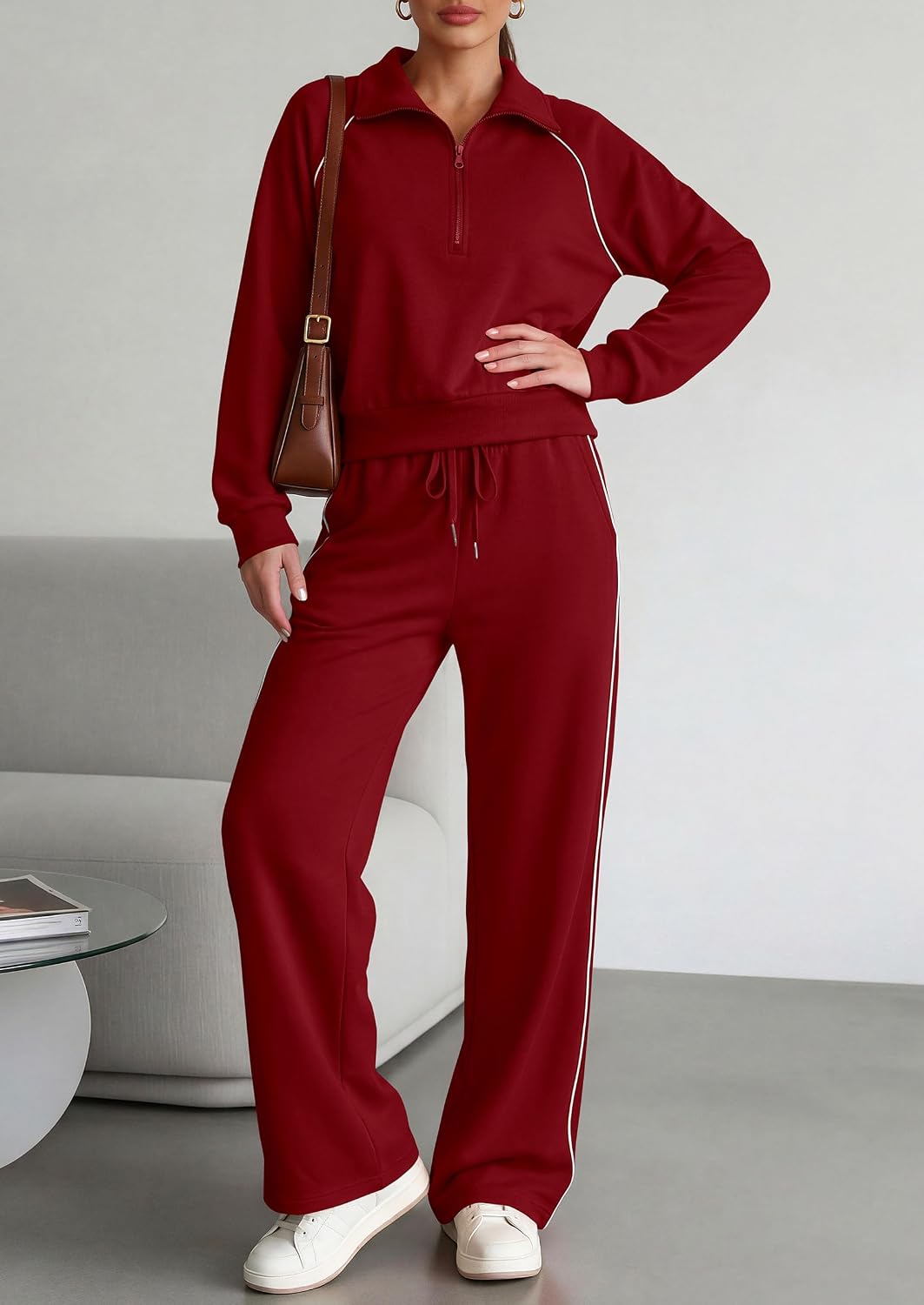 Thumbnail 4 de PRETTYGARDEN Two-Piece Women's Tracksuit set