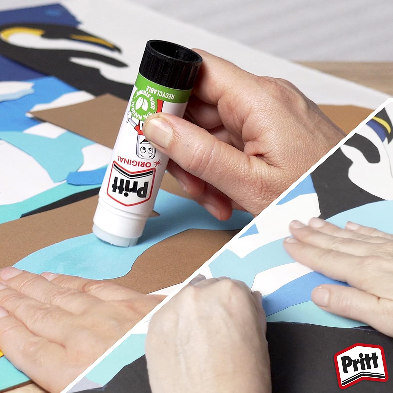 Detalle 2 de Pritt Glue Stick: Safe & Strong White Glue for Arts and Crafts (100 x 43g)