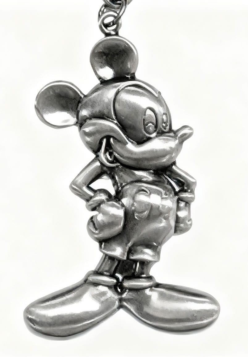 Detalle de Disney ミッキーマウス ピューター製キーリング マルチカラーのキャラクターモチーフ