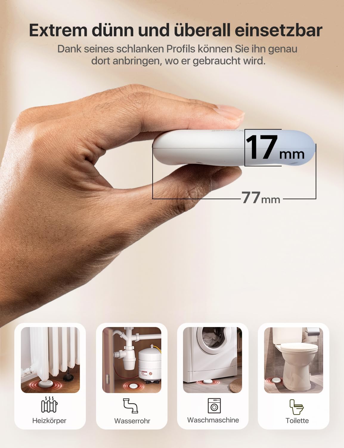 Thumbnail 6 de X-Sense SWS0A Wassermelder 3er Set 🚨