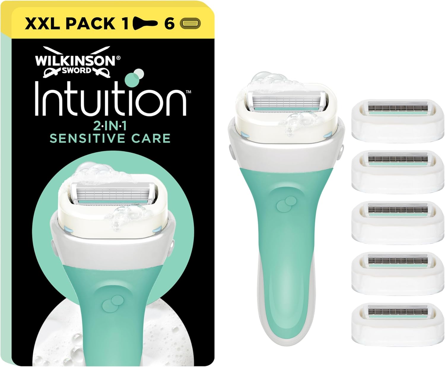 Detalle de Wilkinson Sword Intuition Sensitive Care XXL Pack