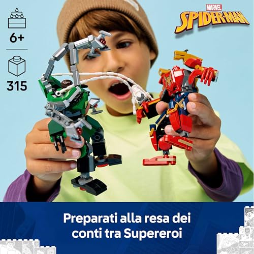 Thumbnail 1 de LEGO Marvel Battaglia Mech: Spider-Man vs. Doc Ock (76338) – Il set di ruolo pieno d’azione per bambini 6+
