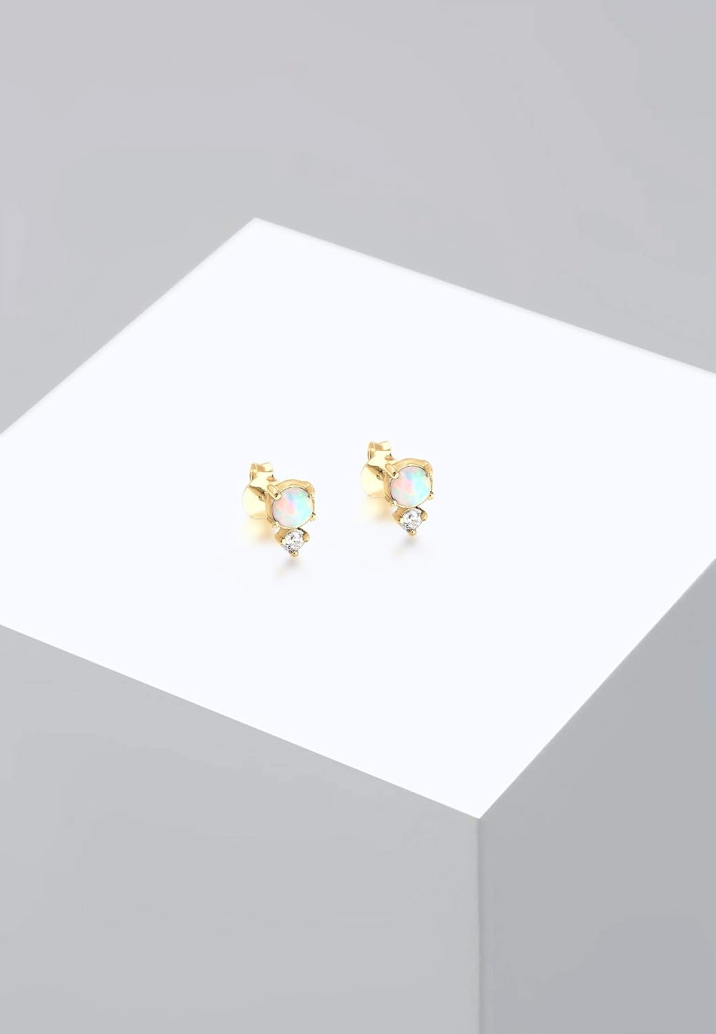 Thumbnail 6 de Elli Boucles d'oreilles vintage argent 925 plaqué or