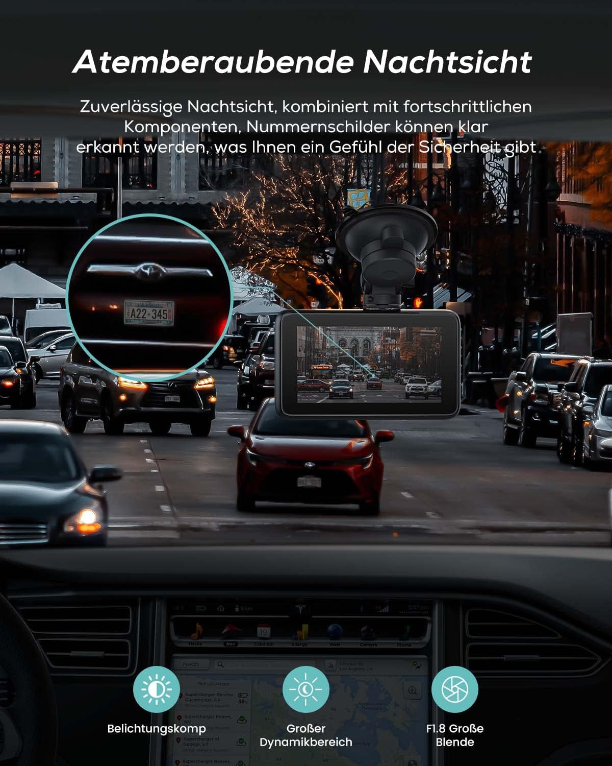 Thumbnail 4 de iZEEKER iD400 Dashcam 32GB 4K