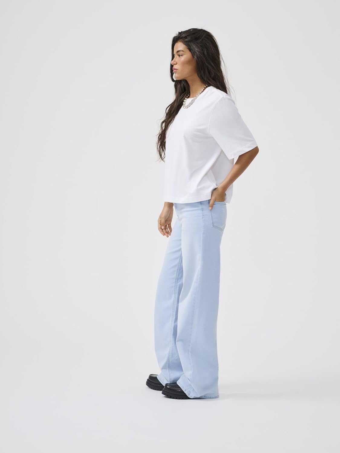 Thumbnail 1 de ONLY Female Jeans mit weitem Bein ONLMADISON – hohe Taille und weiter Beinschnitt