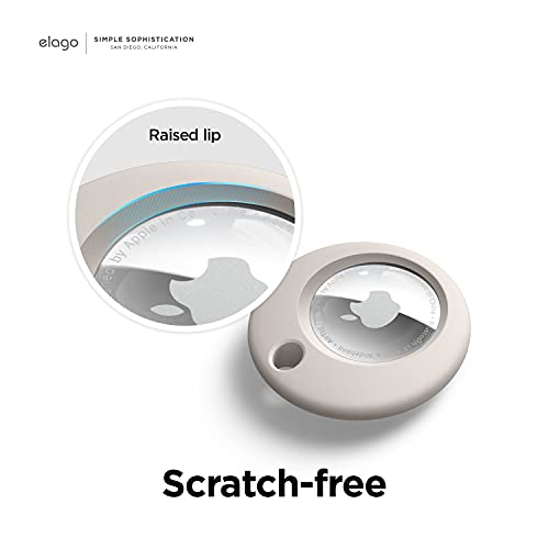 Thumbnail 3 de elago Étui de Base pour AirTag — silicone alimentaire, porte‑clé inclus 🧷