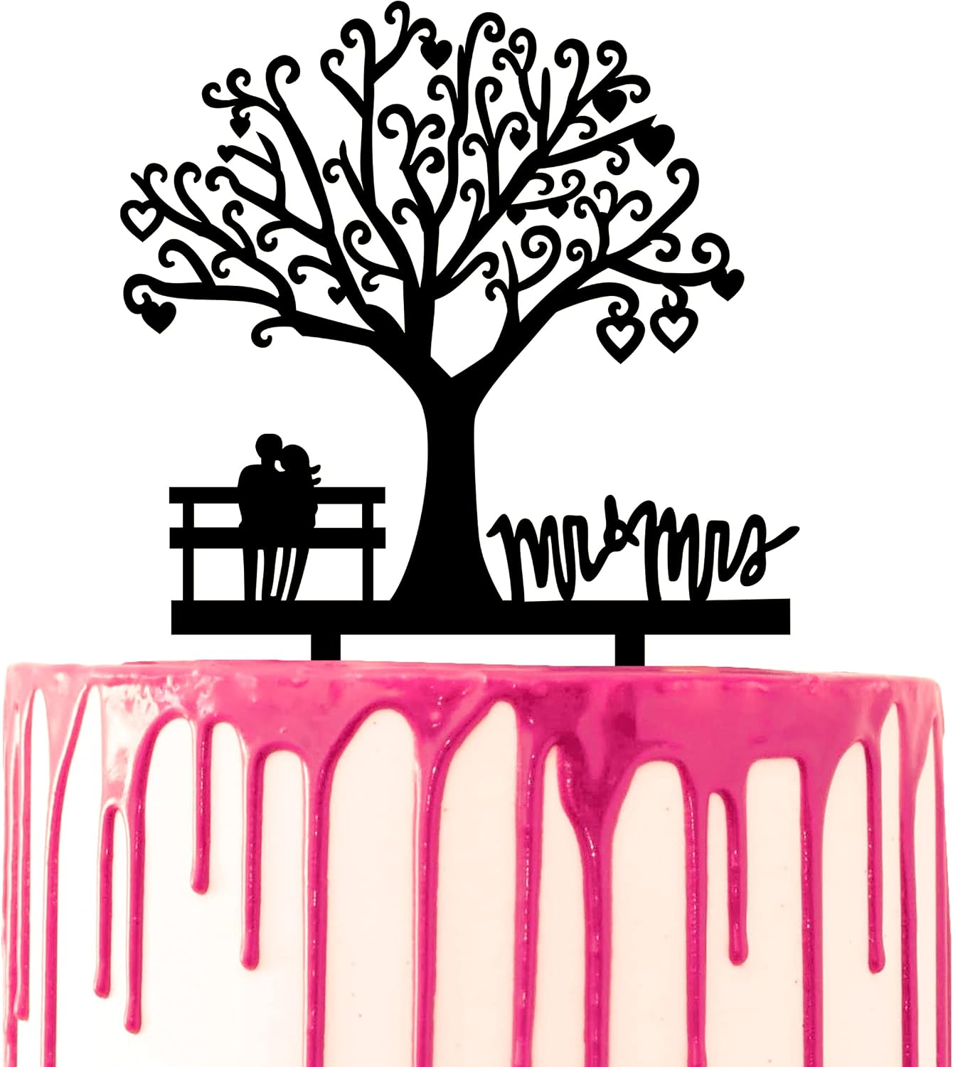 Thumbnail 6 de CARISPIBET Wedding Cake Topper: Groom and Bride Kiss on a Fishing Boat – Mr. & Mrs.