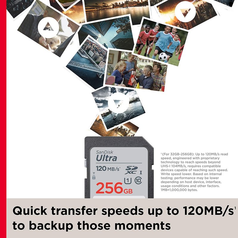 Detalle de SanDisk Ultra SDXC 128GB UHS-I U1 Clase 10