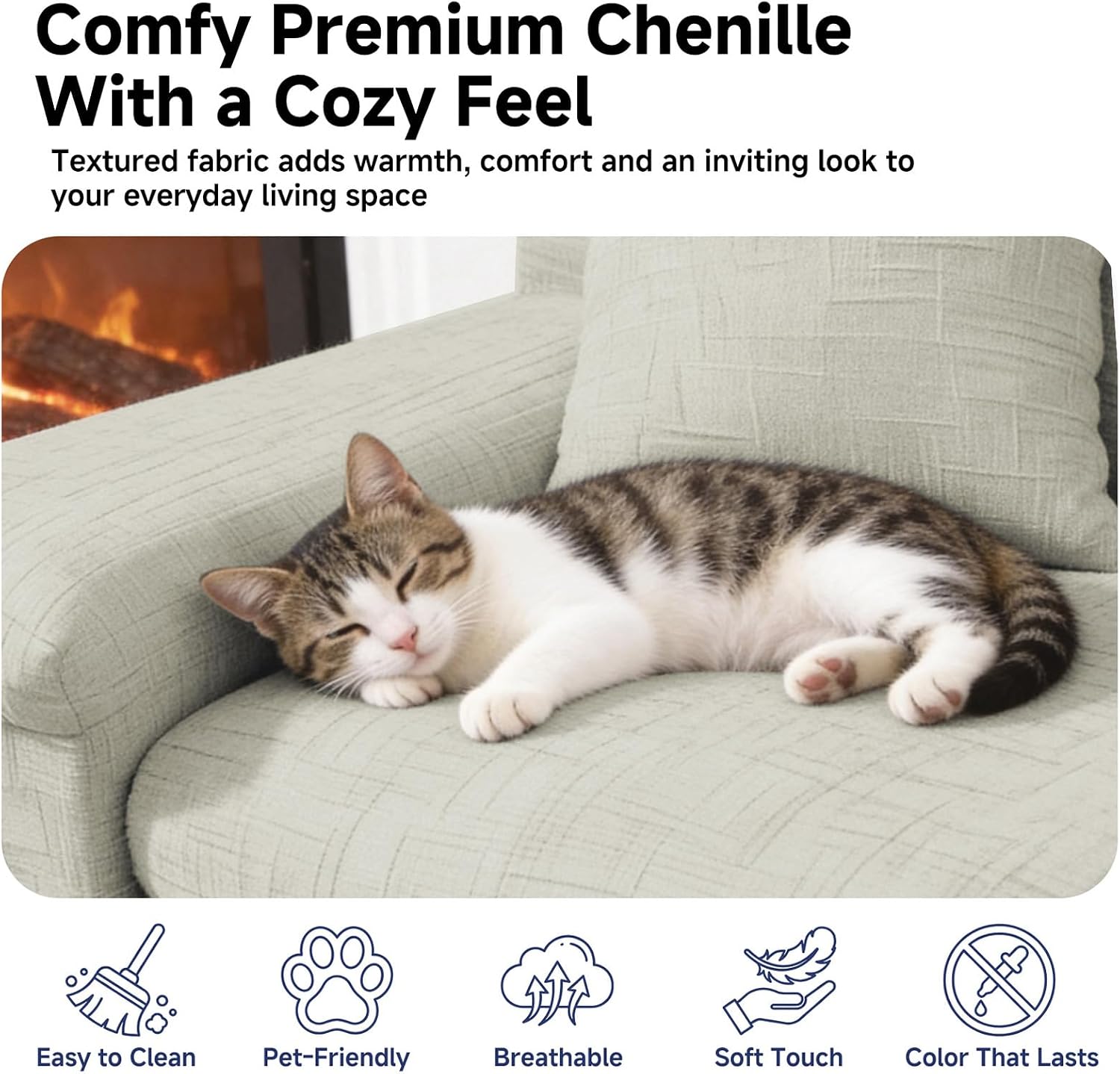 Detalle 2 de COOSYCO Sectional Sofa 110-Inch