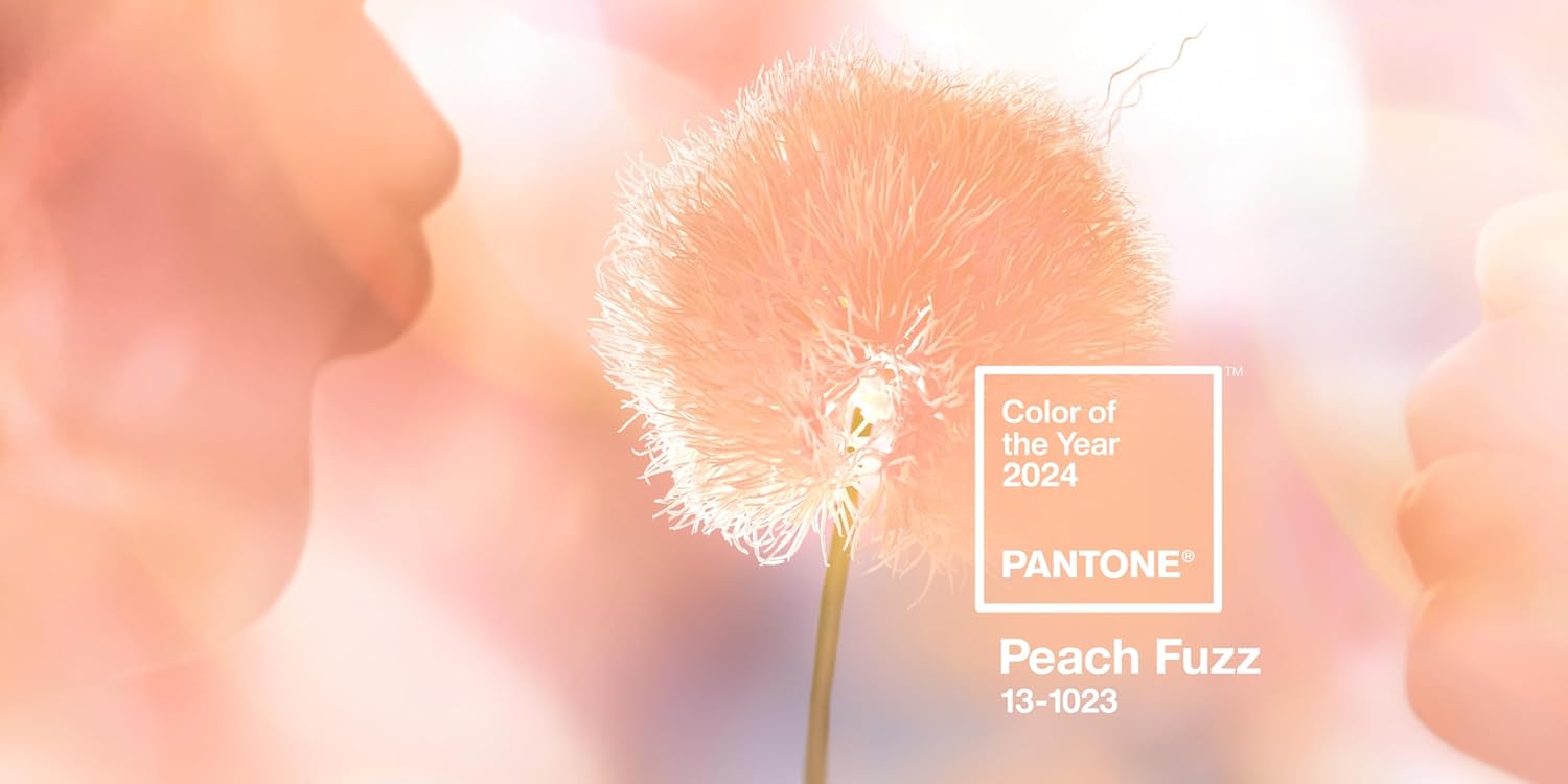 Detalle 2 de Pantone 2024 Formula Guide COY Edition – przewodnik kolorów Peach Fuzz