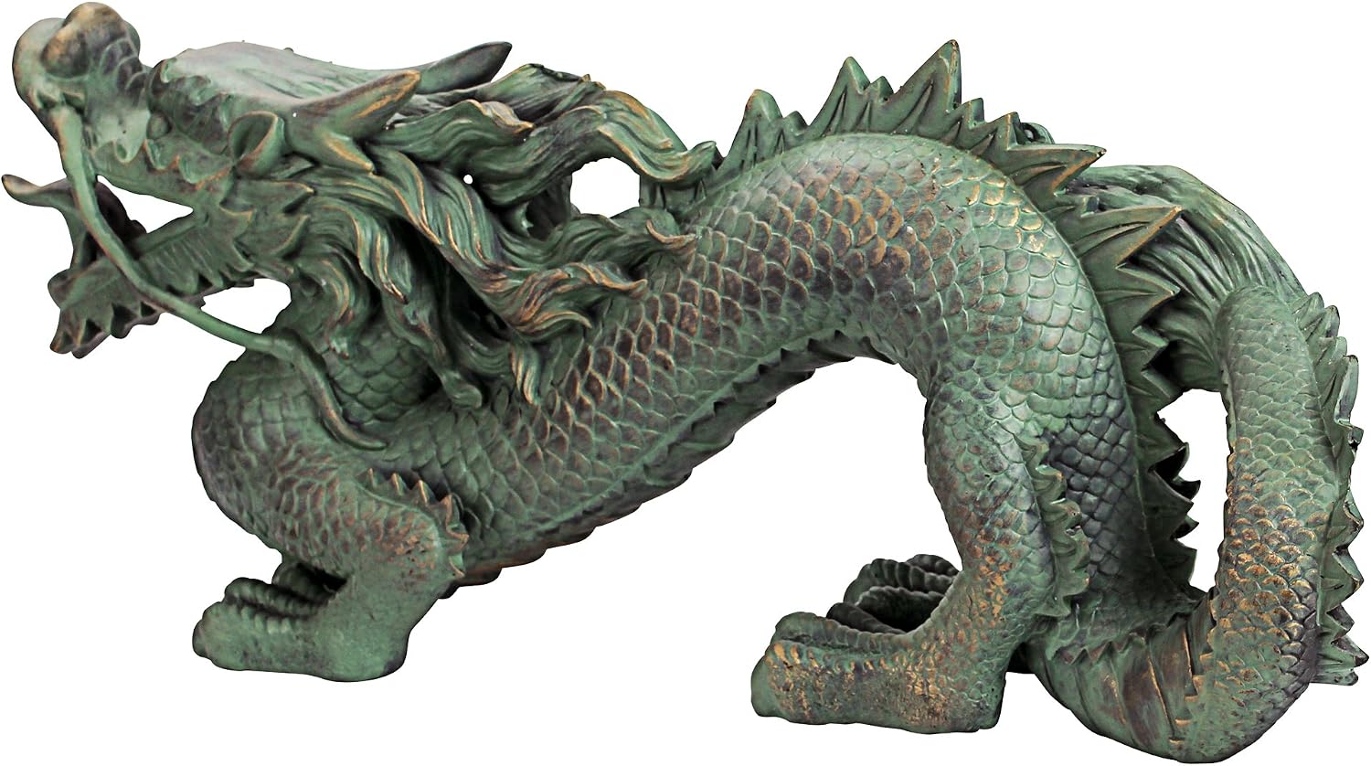 Thumbnail 1 de Design Toscano Azjatycki smok Wielkiego Muru, figura ogrodowa 53,5 cm