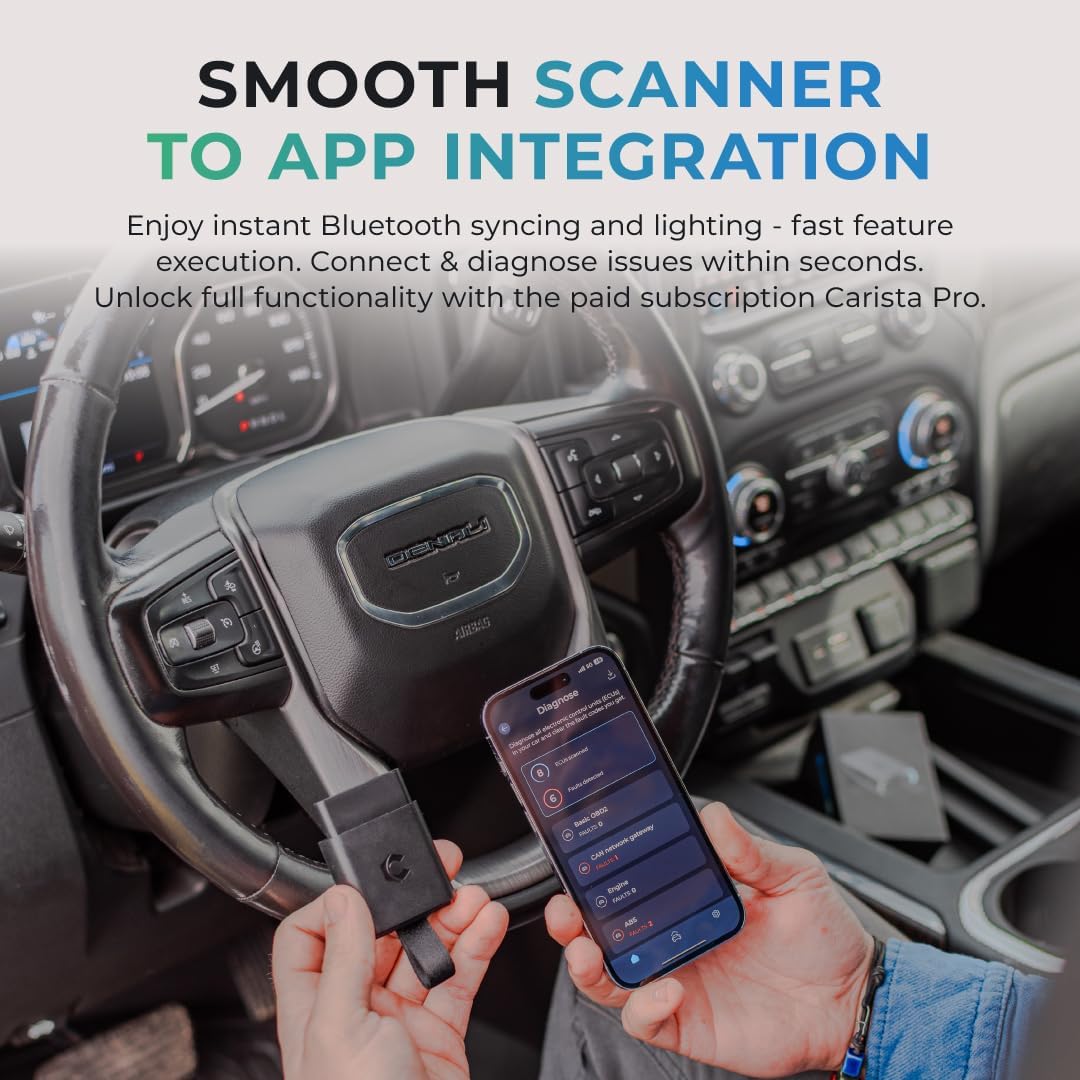 Thumbnail 3 de Carista EVO Bluetooth OBD2 Scanner: DIY Car Diagnostics with Optional Advanced Features