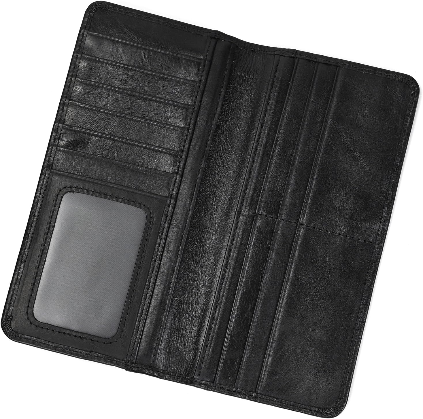 Thumbnail 6 de LUUFAN Echtes Leder Lange Brieftasche brown