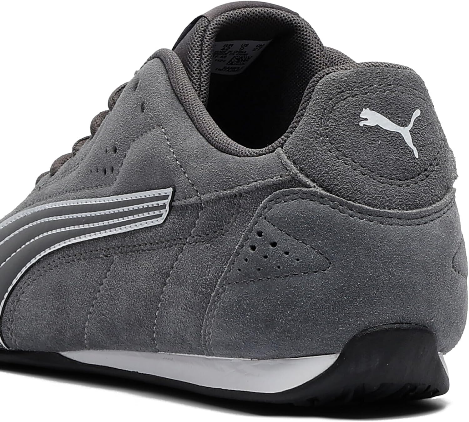 Detalle de Puma Catch SD Unisexe – Baskets Gris foncé et Blanc, 42–43 EU