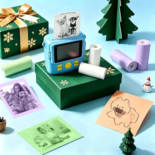 Thumbnail 8 de QUASON 18 Rolls Kids Camera Paper Roll Refill – BPA Free Thermal Paper for Instant Print Cameras