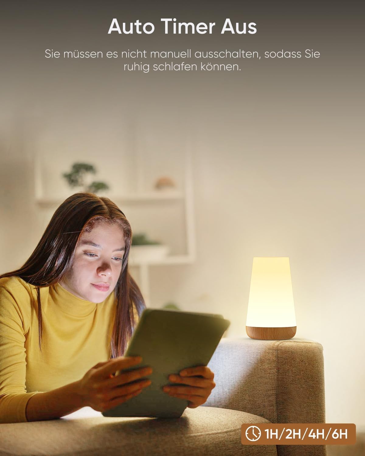 Thumbnail 5 de Bonsery Nachttischlampe 2er Set 13 Farben 🎇
