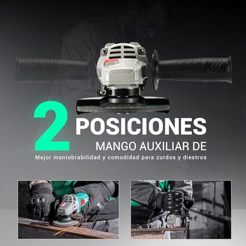 Thumbnail 4 de DCA Amoladora Angular 860W 125 mm: potencia, ligereza y control para cortes y desbaste