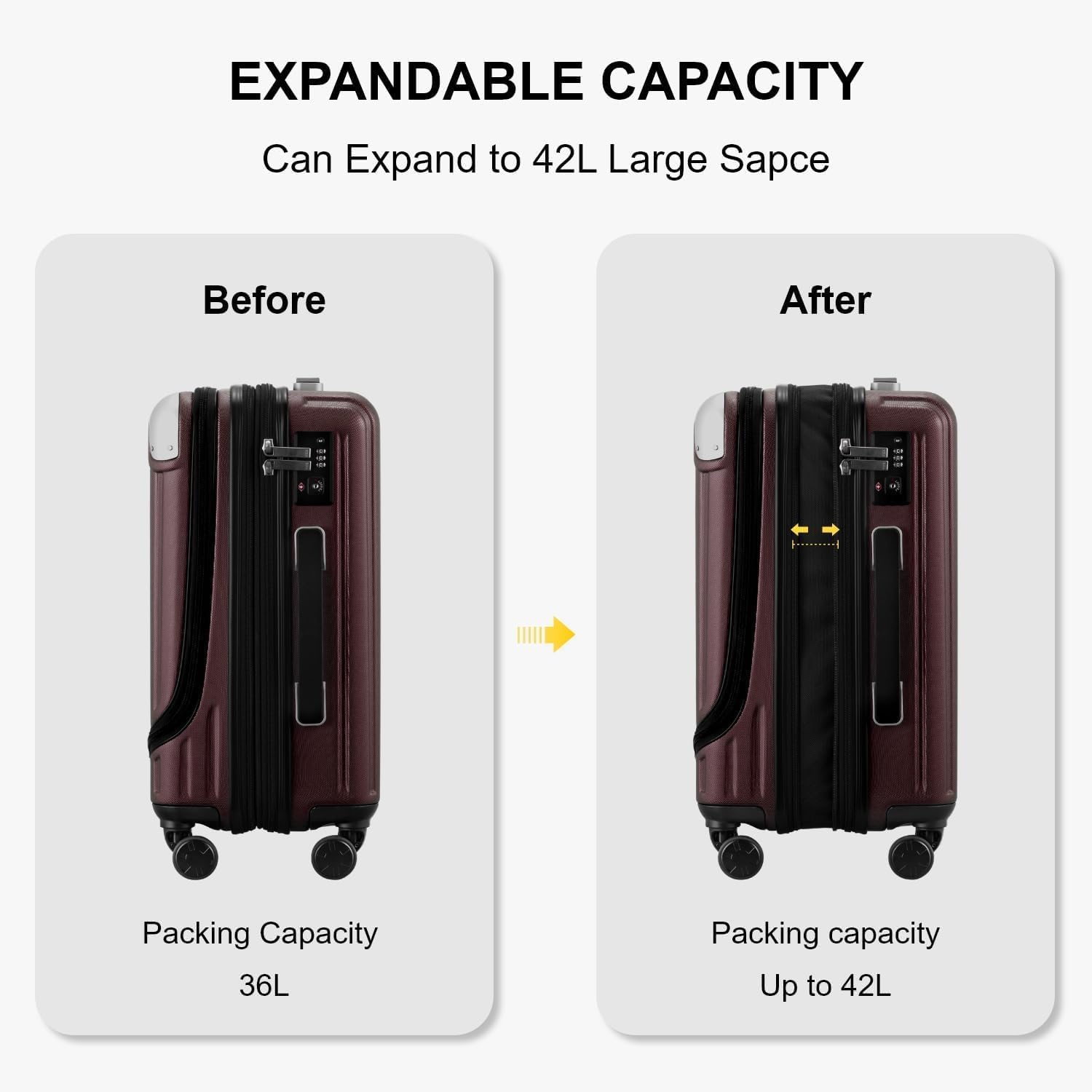 Detalle 2 de LEVEL8 55CM carry on suitcase
