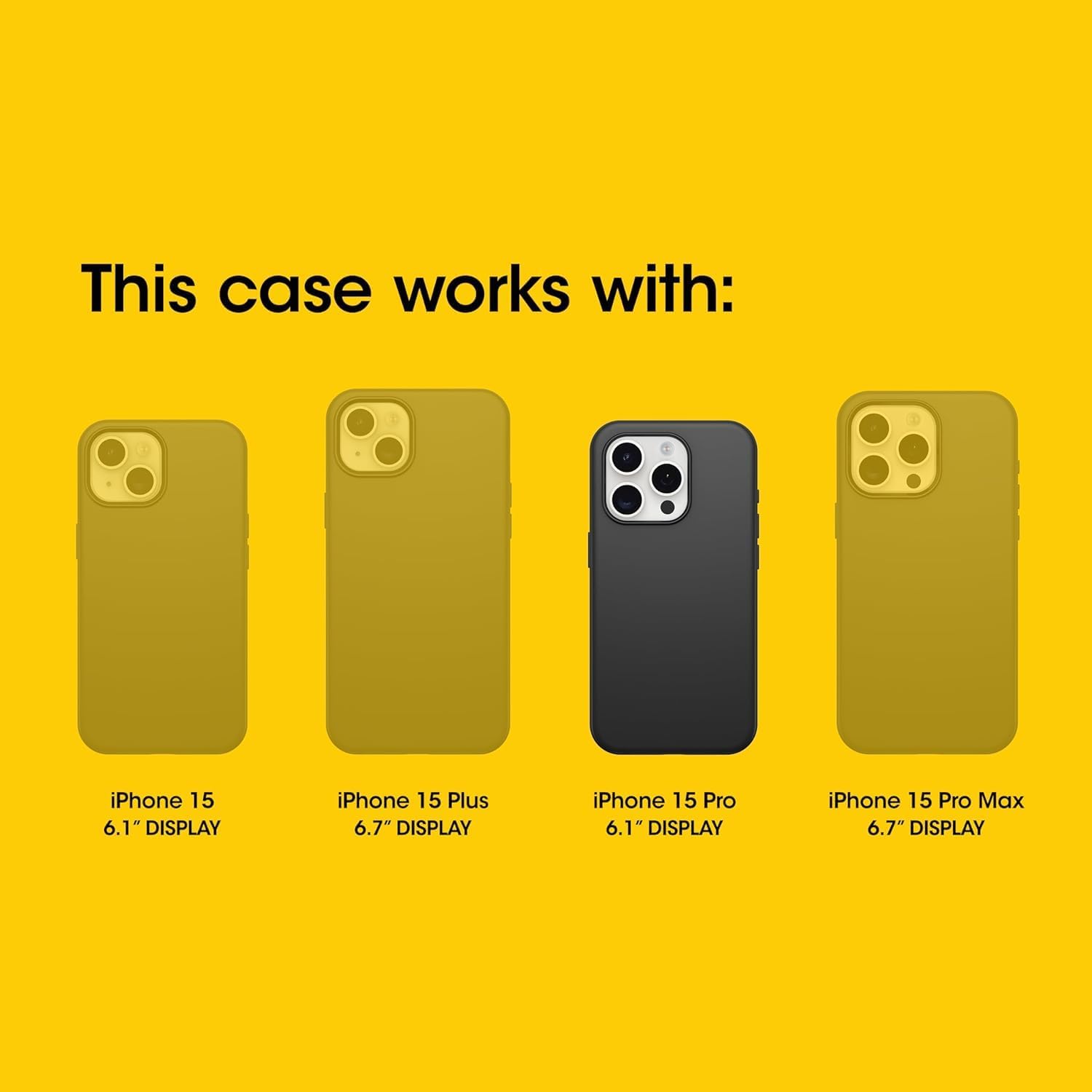 Detalle 2 de OtterBox Funda Clear Case MagSafe para iPhone 15 Pro