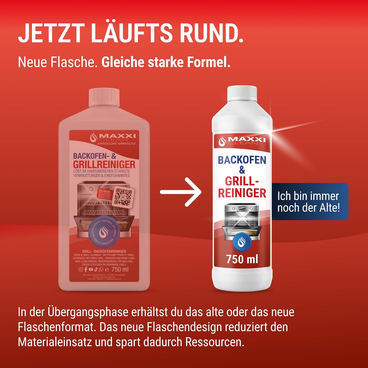 Thumbnail 1 de Maxxi Clean Backofen- und Grillreiniger Gel Paste 750 ml – extrastarker Fettlöser aus Deutschland