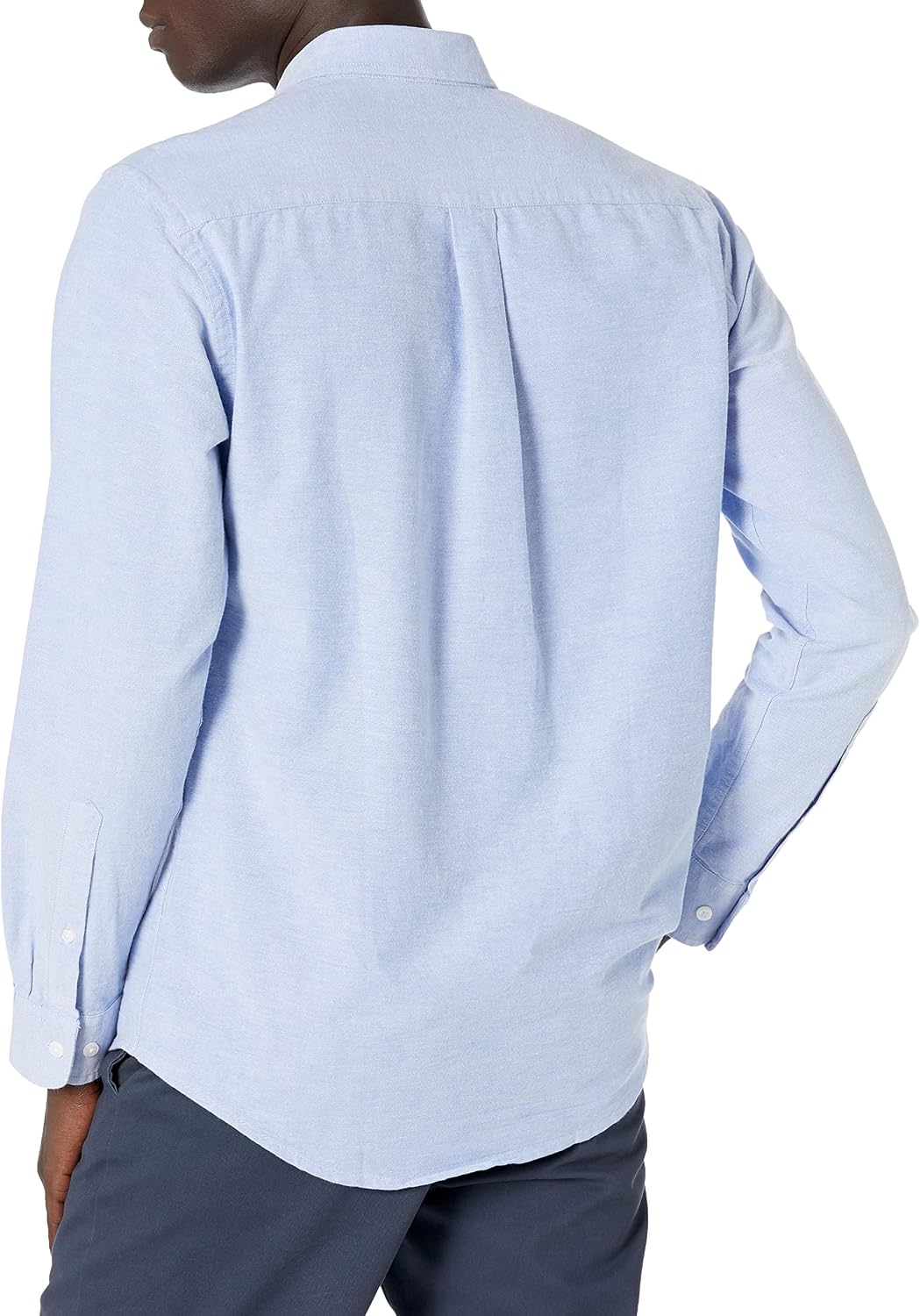 Detalle de Amazon Essentials Men's Regular-Fit Long-Sleeved Oxford Shirt