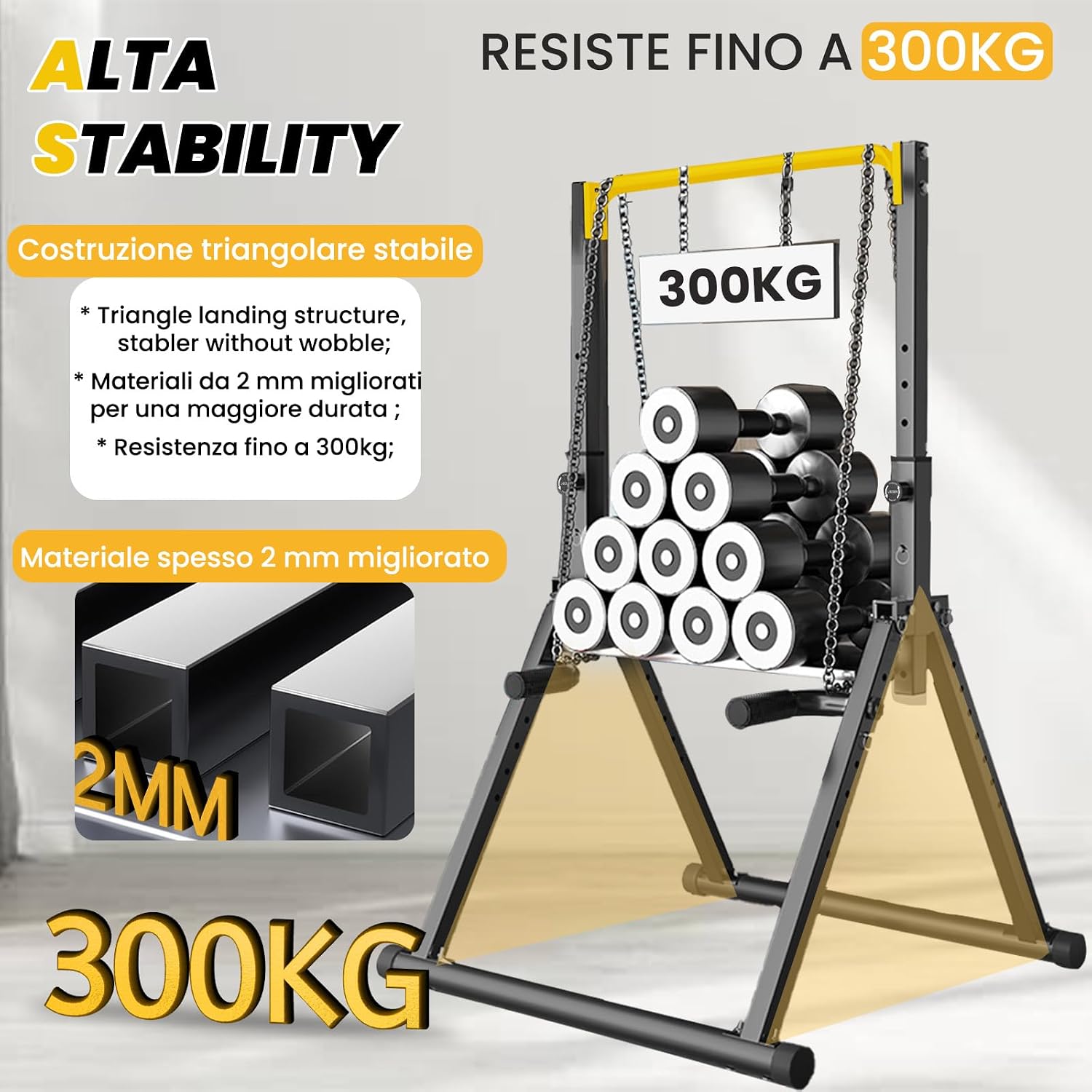 Detalle 2 de DOBESTS Power Tower per trazioni e dip