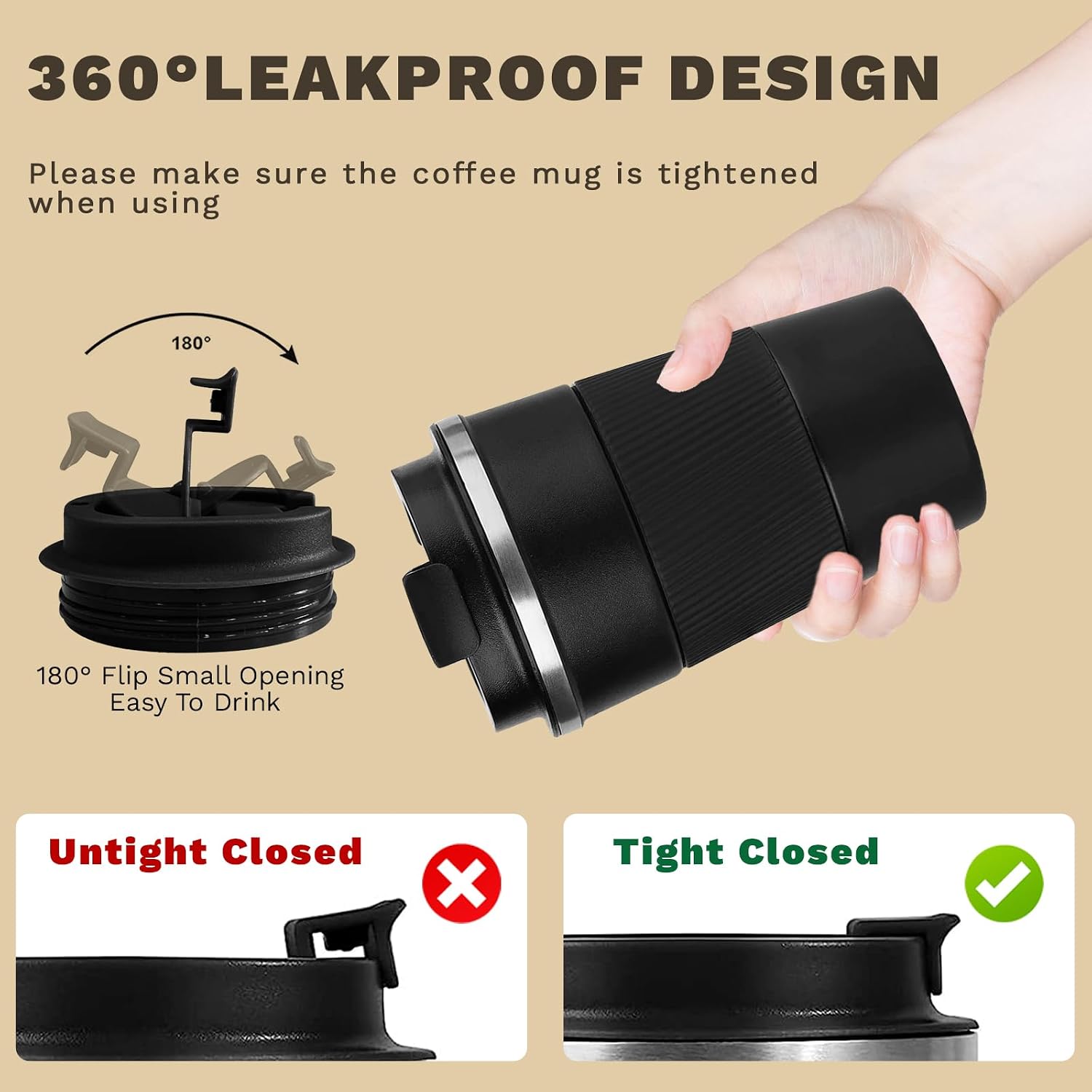 Thumbnail 4 de SPLMIFA 12OZ Travel Coffee Mug