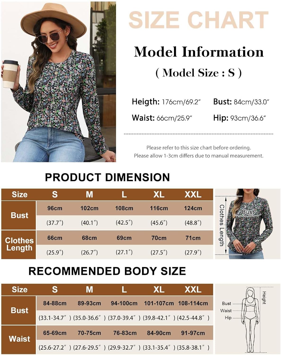 Thumbnail 5 de heekpek Camiseta manga larga mujer estampado floral