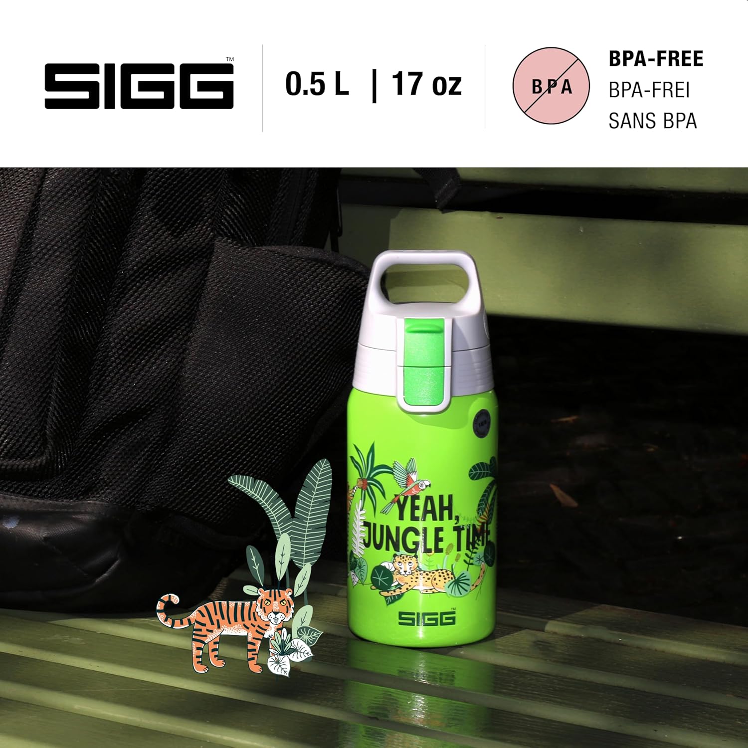 Thumbnail 1 de Sigg Shield One Cantimplora infantil 0,5 L acero inoxidable 🥤