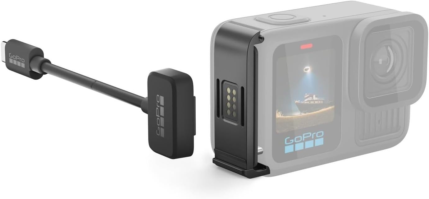 Detalle 2 de GoPro Contacto ADCON-001 Magnetic Door and Power Cable Kit, USB-C