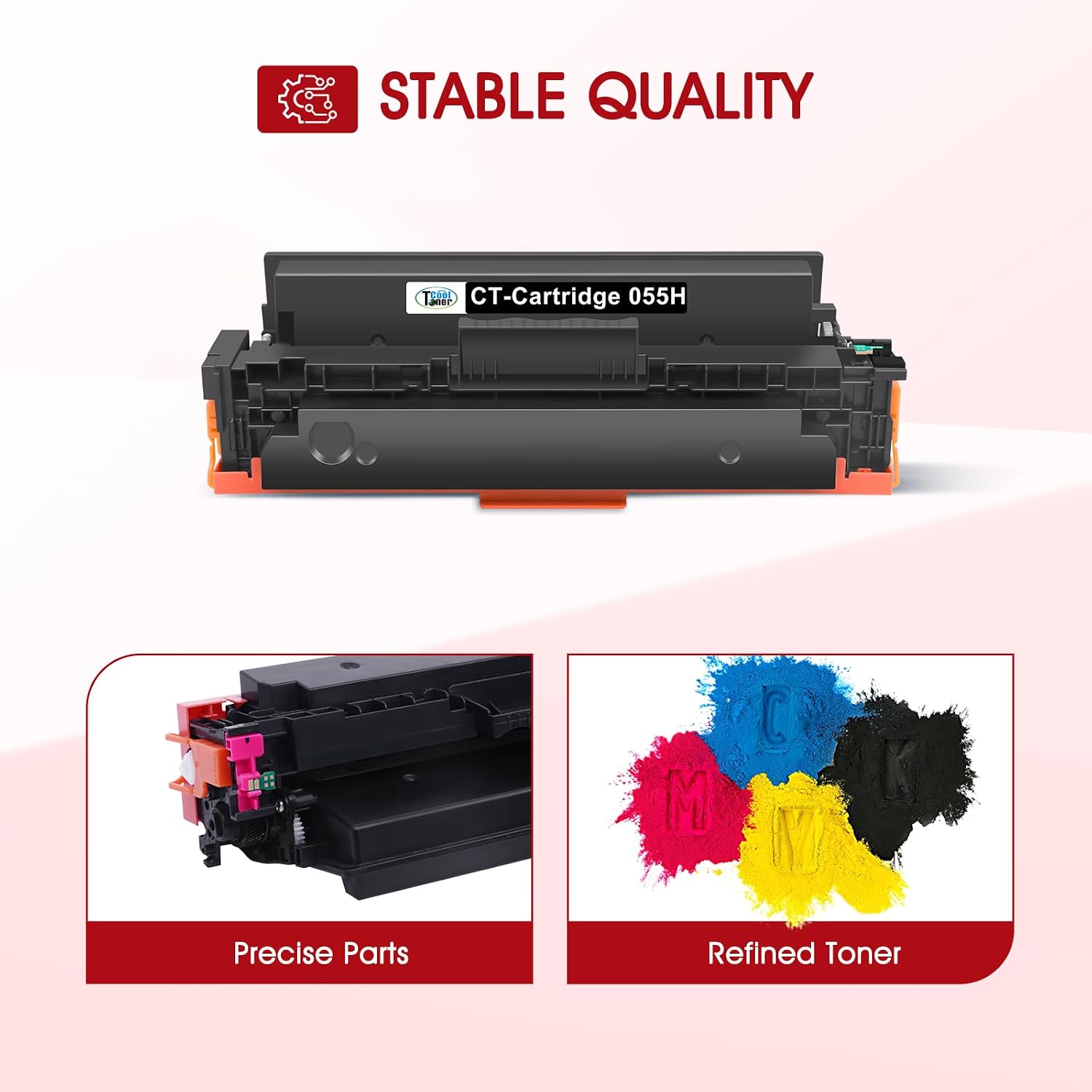 Thumbnail 4 de Cool Toner 055h Toner Cartridge Set, 4-Pack for Canon Color Printers
