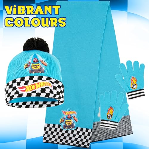 Thumbnail 5 de Hot Wheels Ensemble hiver garçon, bonnet, écharpe, gants
