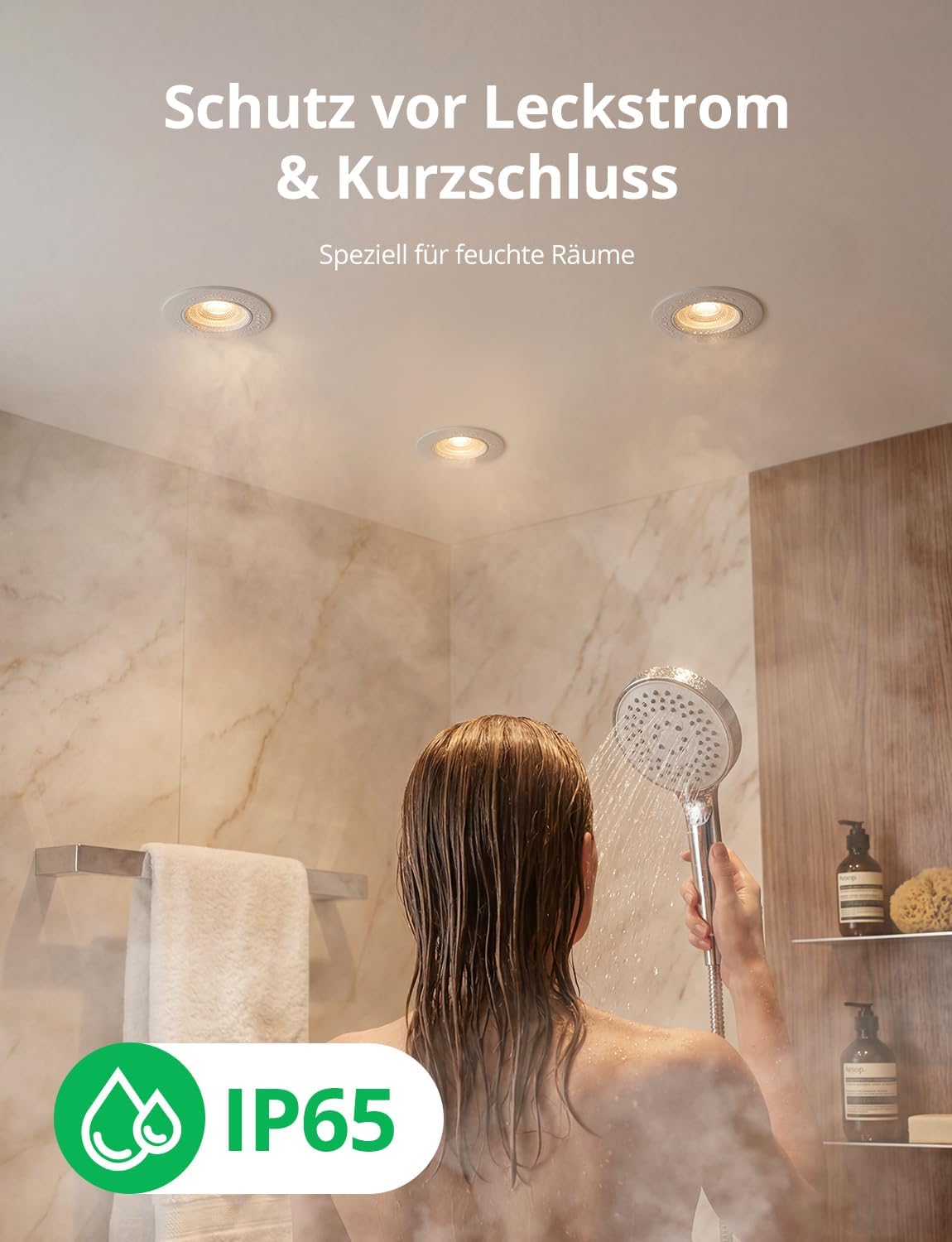 Thumbnail 3 de BOJIM LED-inbouwspots IP65 5W, 710 lm, drie lichtkleuren, set van 20