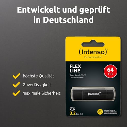 Thumbnail 7 de Intenso Flex Line 64 GB Dual USB-Stick mit USB-C & USB-A